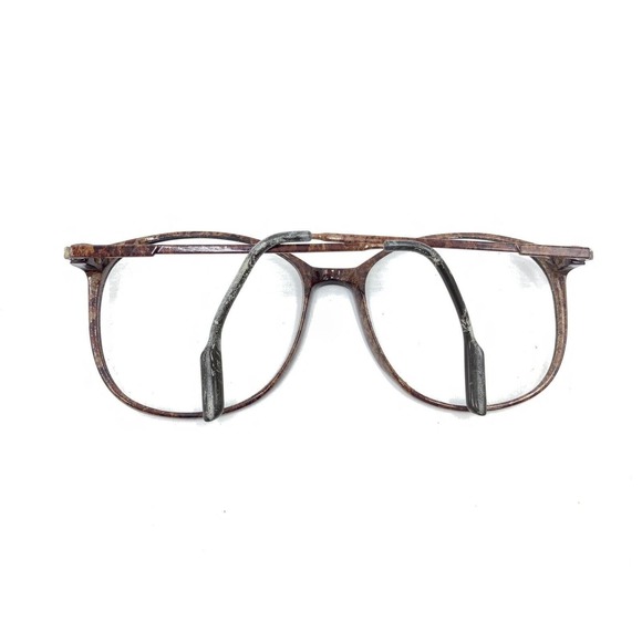 Tortoise Brown Oversized Round Eyeglasses Frames 140 Designer Fashion Women - Picture 11 of 12